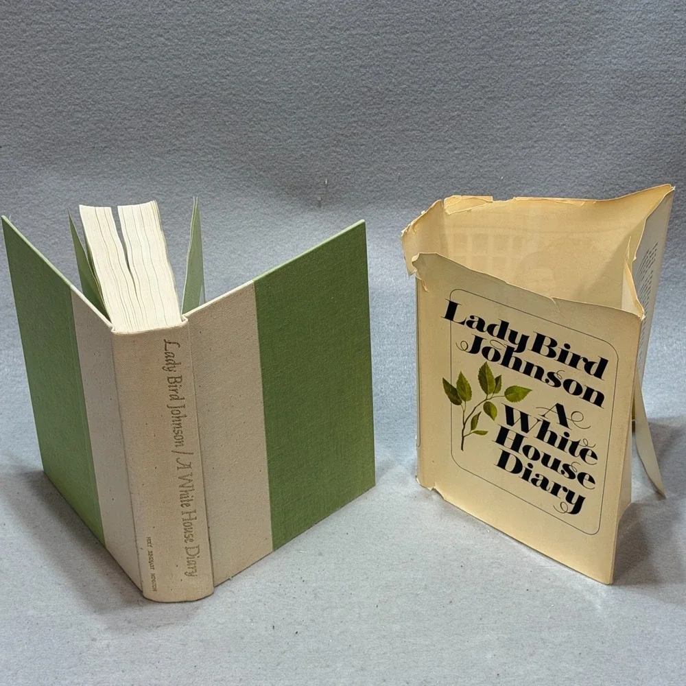 1970 First Edition A White House Diary Lady Bird Johnson HC DJ LBJ Austin TX